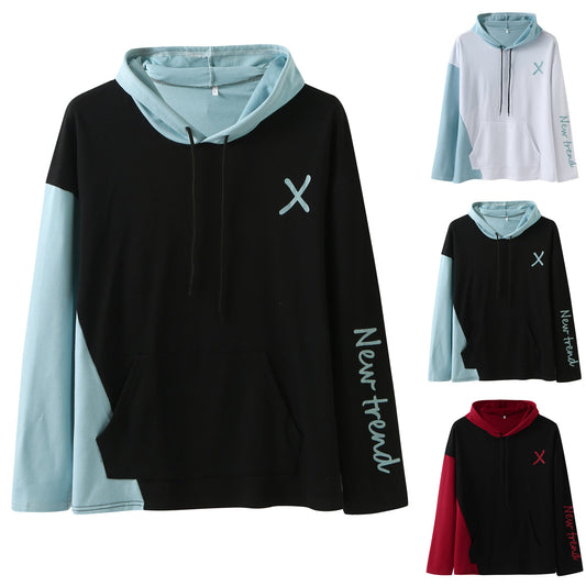 Sweat à capuche pour femme avec un design de coloris moderne et une poche kangourou pratique Chic und Stil