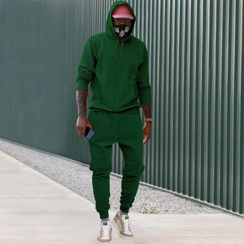 Men's casual hoodie and high-waisted jogger pants Chic and Style