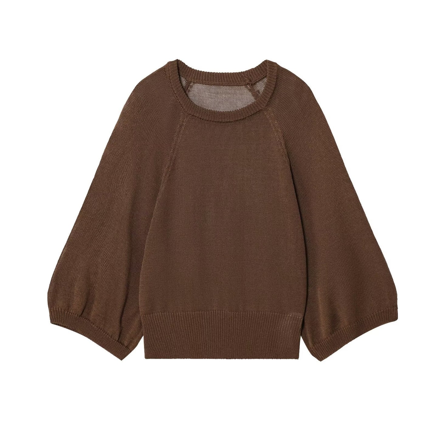 Pull-over tricot décontracté pour femmes avec des manches amples Chic und Stil