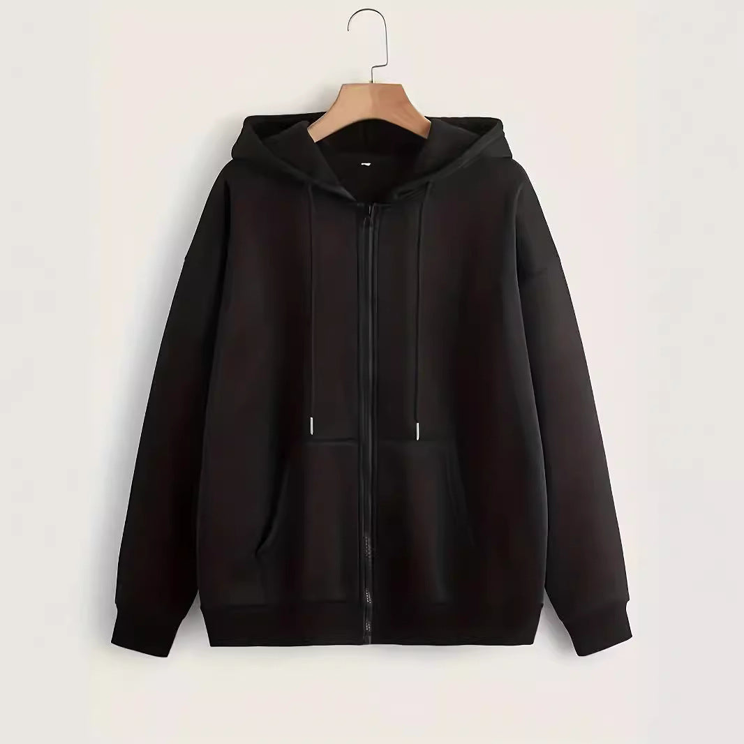 Dame Zip-Hoodie avec coupe décontractée et poches pratiques Chic und Stil