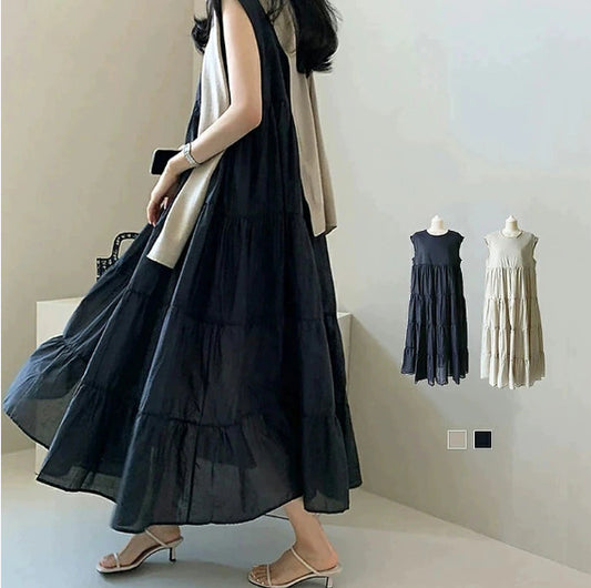 Robe maxi à paliers Chic und Stil pour dames