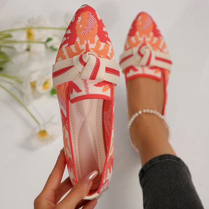 Dames Ballerines en dentelle nouée élégantes Chic und Stil