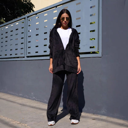 Dames confortable et élégante veste à capuche Chic und Stil