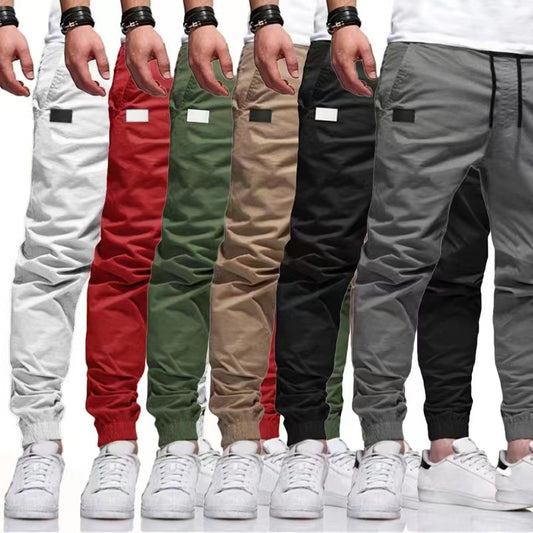 Men's cargo pants with functional pockets and elastic waistband Chic und Stil