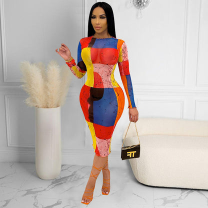 Robe bodycon à manches longues Chic und Stil