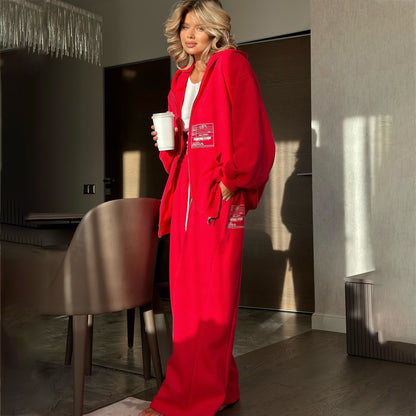 Dames Ensemble Sweat Oversized Pratique Chic und Stil