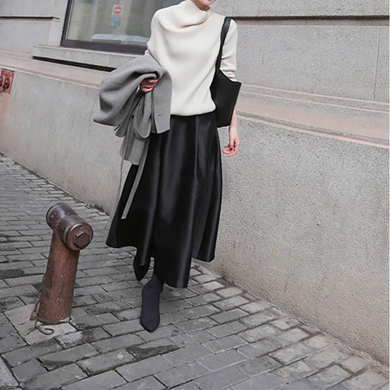Pull en tricot côtelé pour femmes Chic und Stil