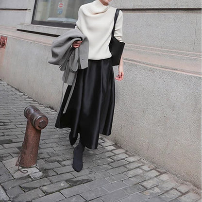 Pull en tricot côtelé pour femmes Chic und Stil