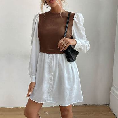 Robe ombragée à la mode pour femmes Chic und Stil