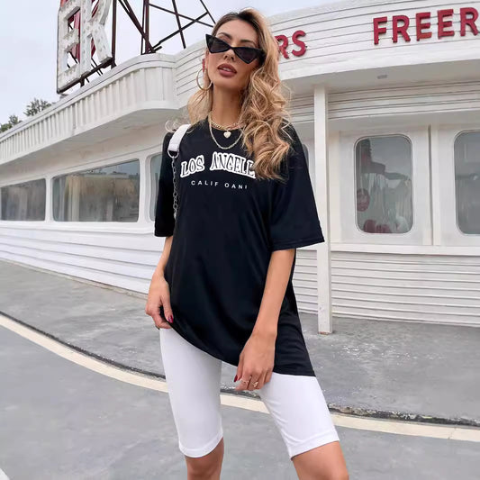 T-shirt oversized pour femmes avec impression graphique Chic und Stil