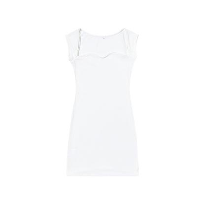 Robe Mini Ajustée à Côtes Chic und Stil