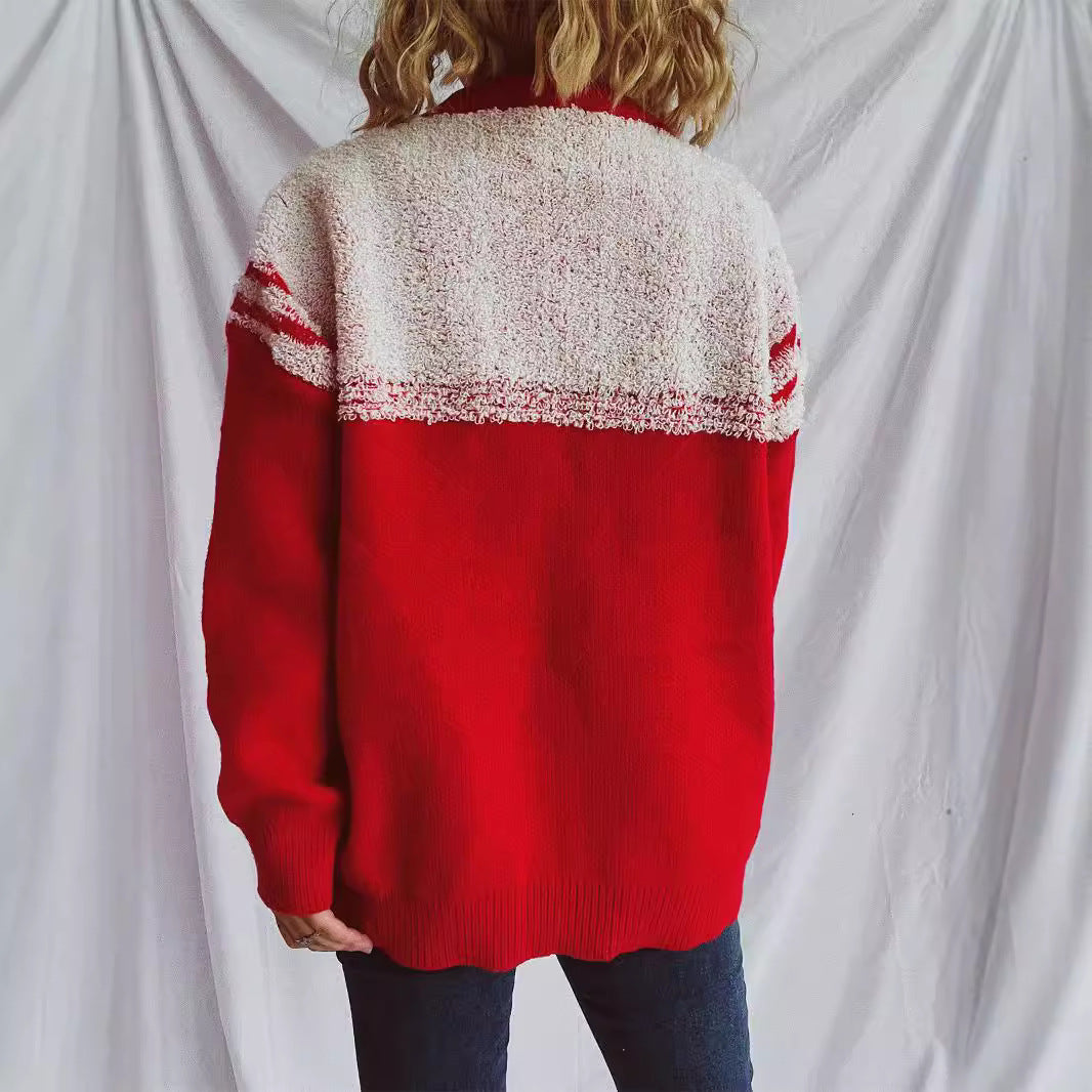 Pull en tricot pour femmes avec un design festif et un matériau doux Chic und Stil
