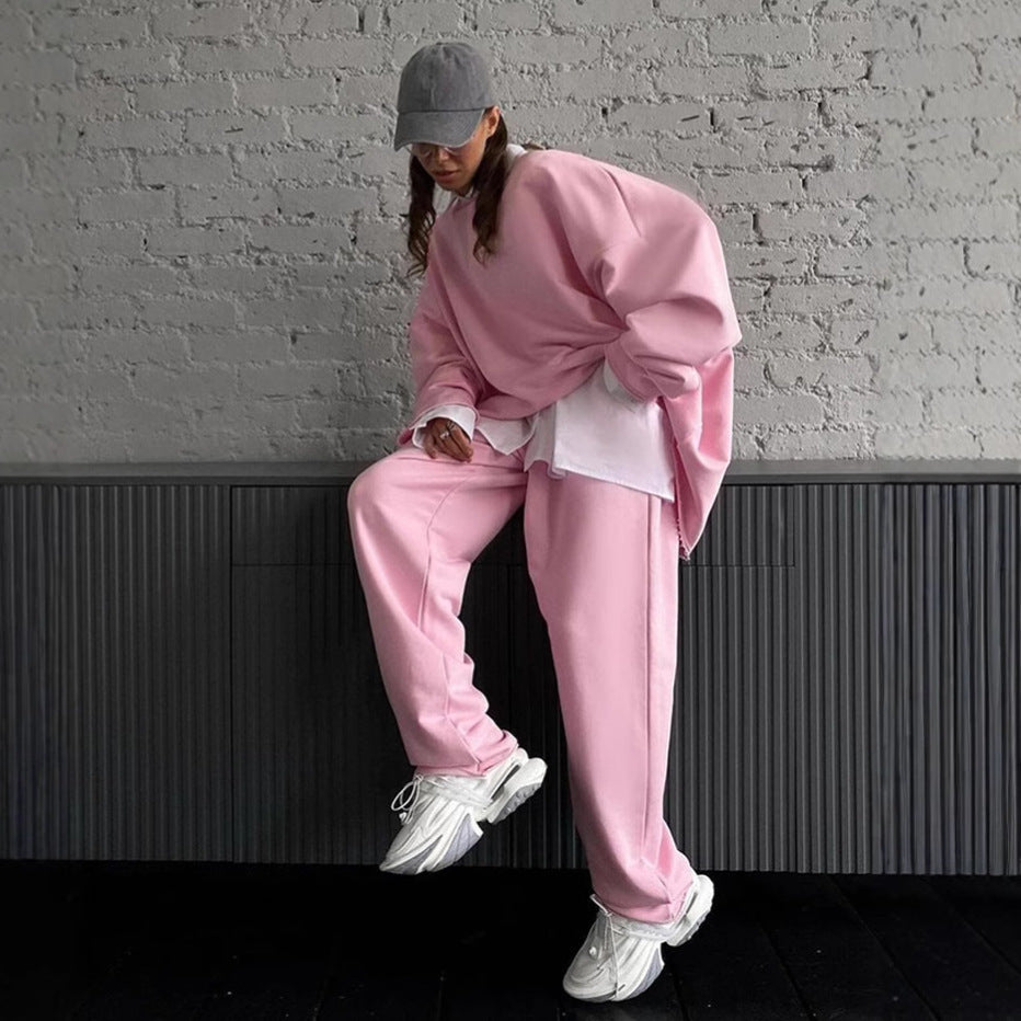 Oversized sweatshirt for women with matching jogger pants Chic and Style