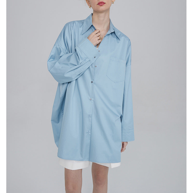 Chemise surdimensionnée à bouton pour femmes Chic und Stil