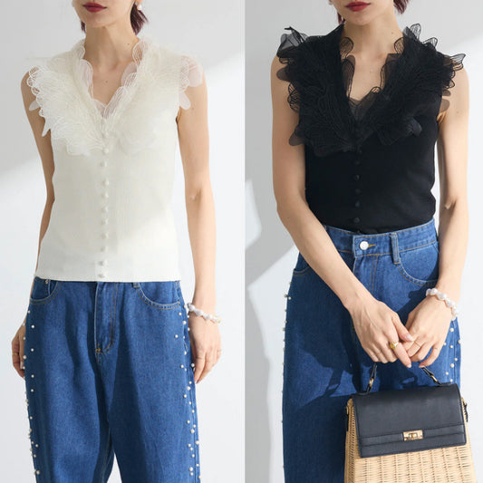 Blouse élégante à boutons Chic und Stil pour dames