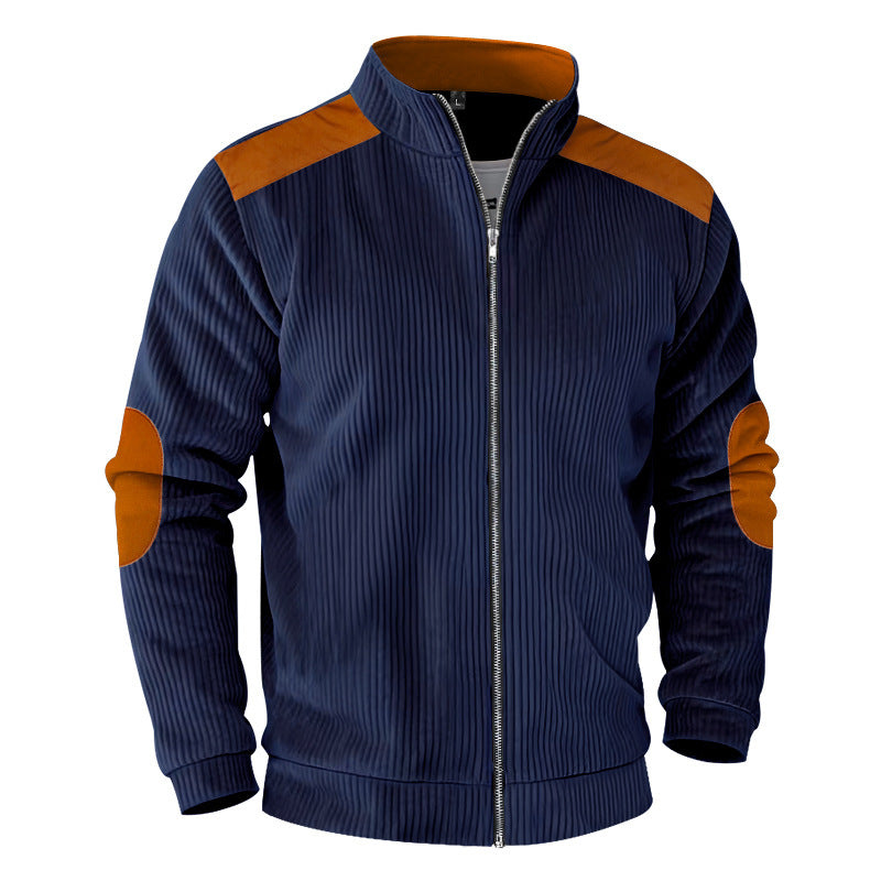 Veste de loisir pour hommes avec col montant Chic und Stil