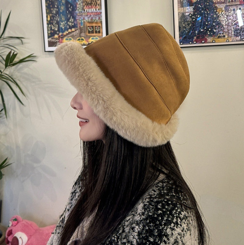 Dames Chaleureux et élégant bonnet en fourrure Chic und Stil