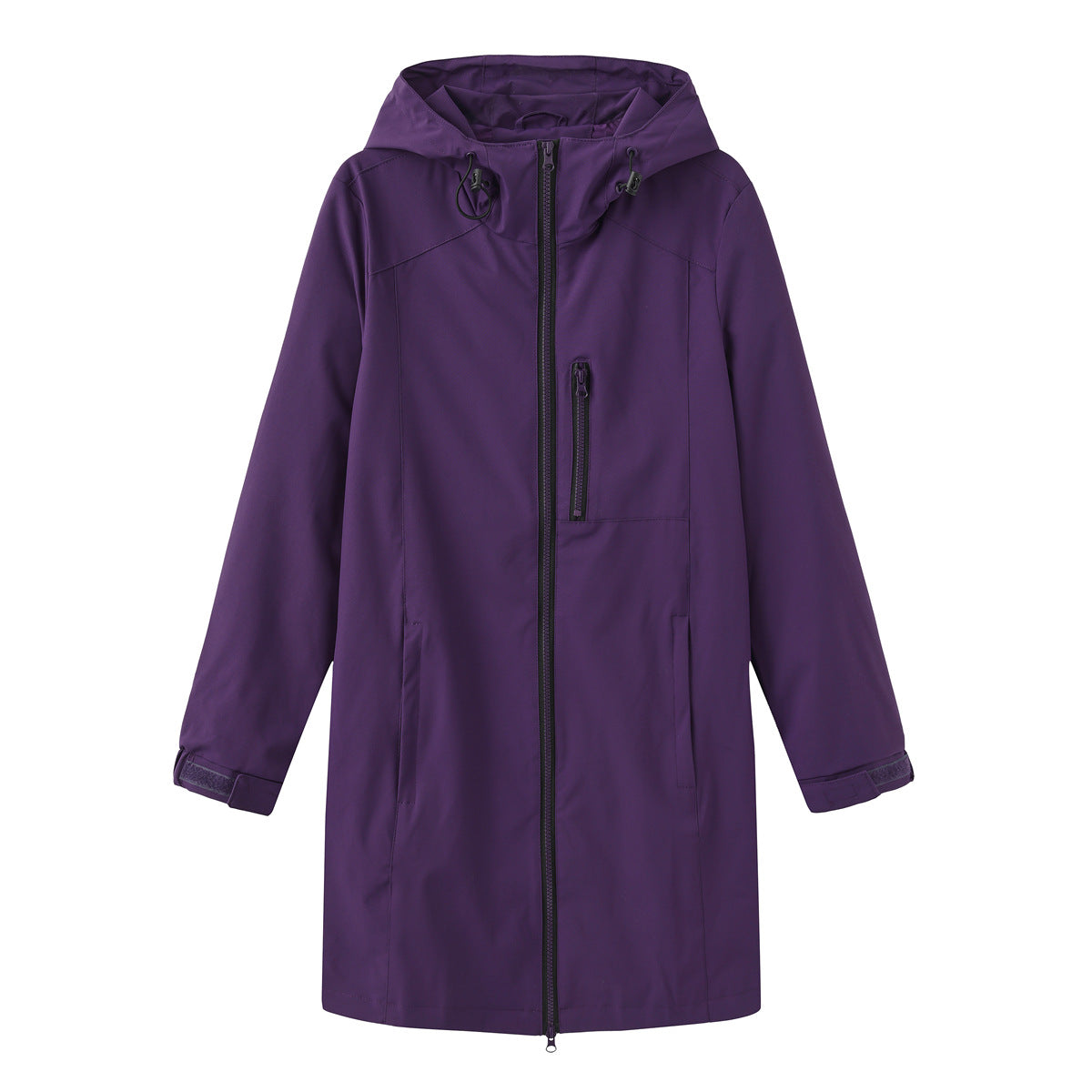 Functional women's jacket with adjustable hood Chic and Style