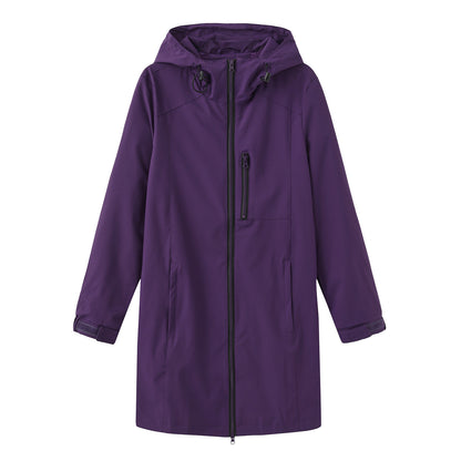 Functional women's jacket with adjustable hood Chic and Style