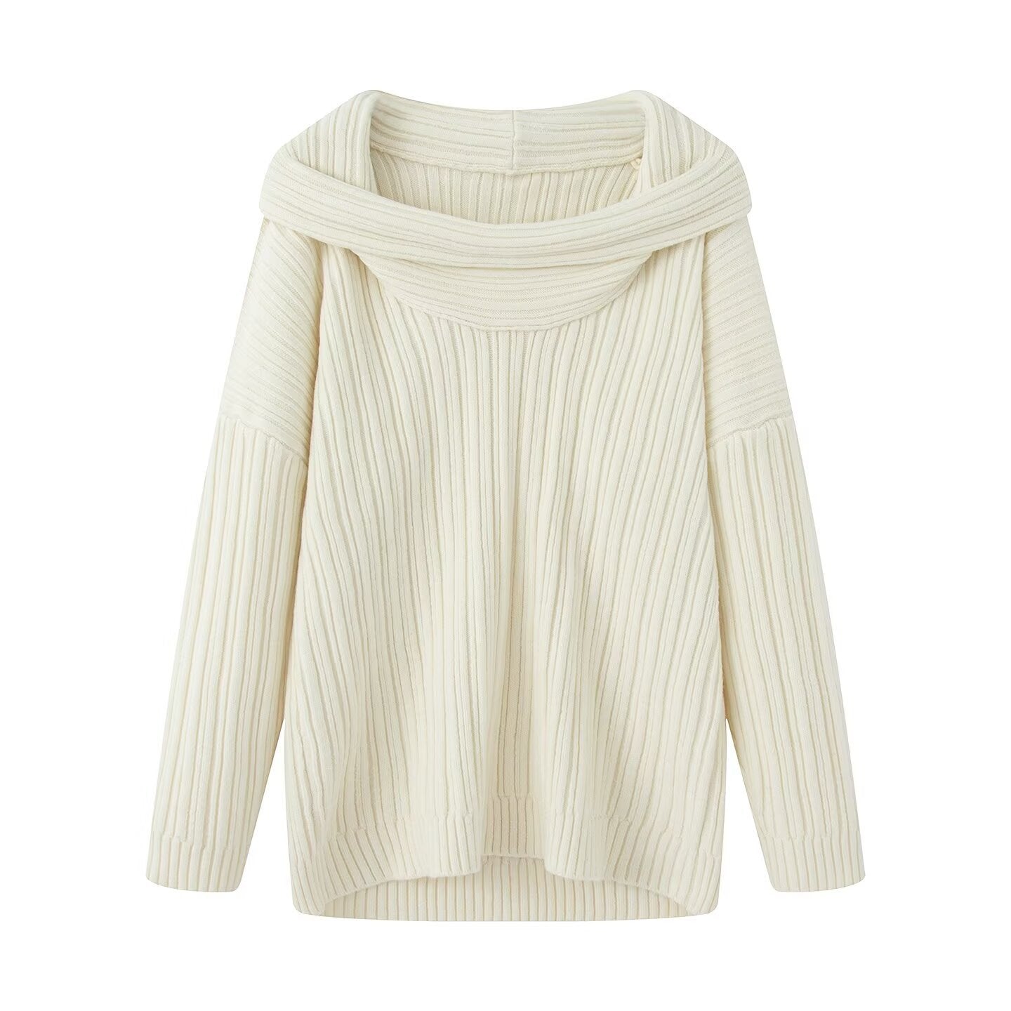Pullover knit for women with an elegant turtleneck Chic und Stil