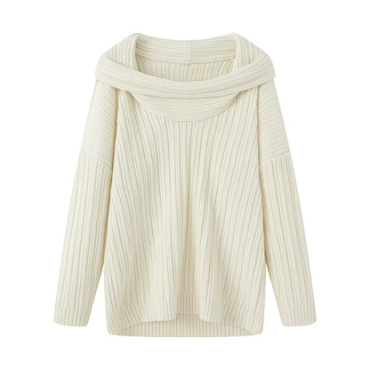 Pullover knit for women with an elegant turtleneck Chic und Stil