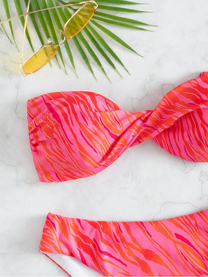 Dames Ensemble de bikini à devant torsadé Chic und Stil