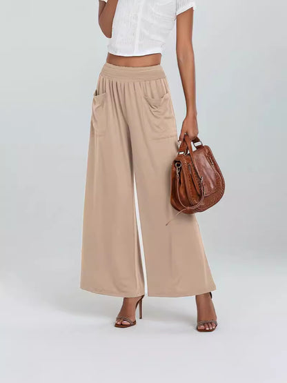 Comfortable Women's Underwear with Elastic Waist and Chic Side Pockets