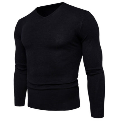 Pull homme en V de haute qualité en coton Chic und Stil