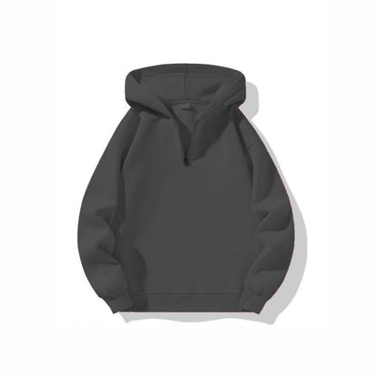Dame Zip-Hoodie avec col montant et poches latérales Chic und Stil