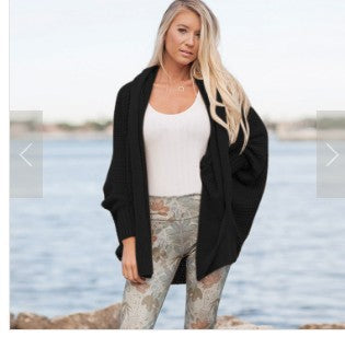 Dames Grand cardigan en tricot avec coupe décontractée et manches volumineuses Chic und Stil