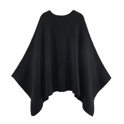 Dames élégant PONCHO en matière de haute qualité avec coupe asymétrique Chic und Stil