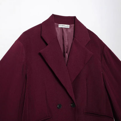 Dames élégant blazer double boutonnage Chic und Stil