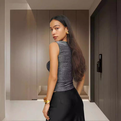 Dames Haut glamour avec un excellent ajustement Chic und Stil