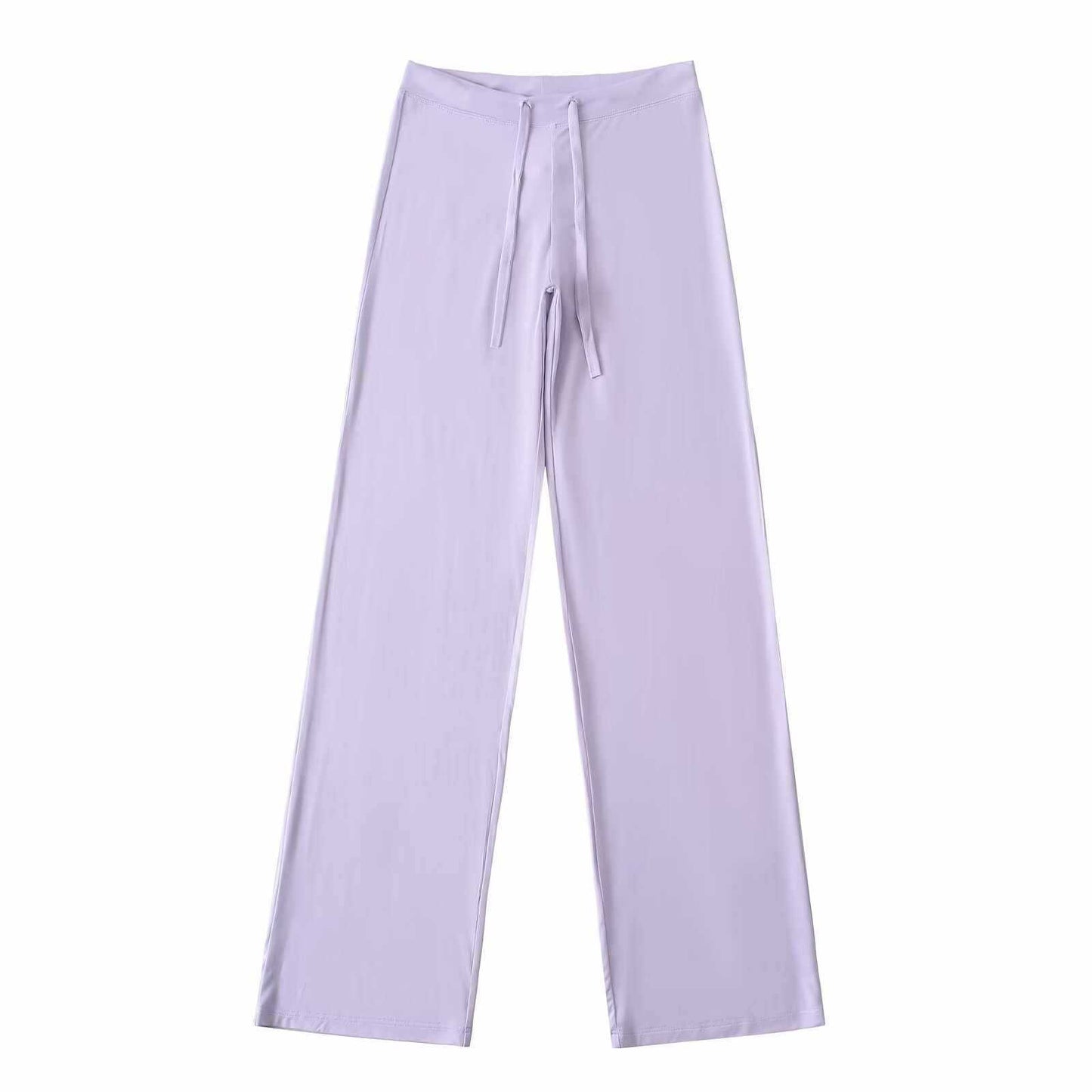 Chic and Style casual wide jersey pants for women