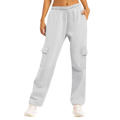 Chic and Style women's cargo style cargo pants with practical side pockets