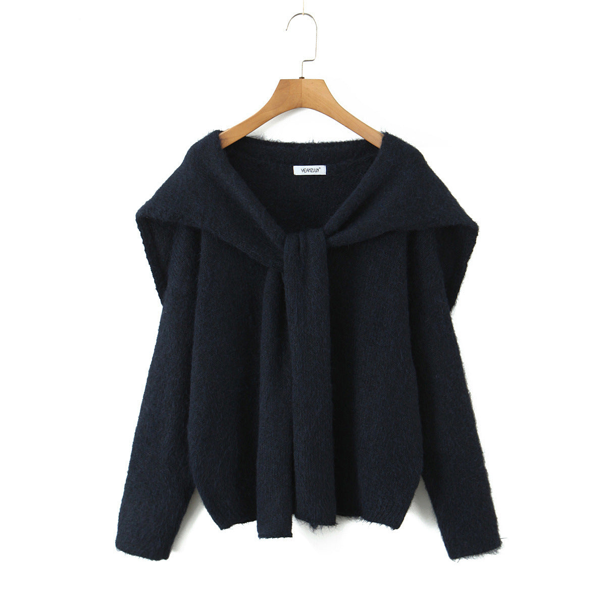 Pull en maille tendance pour femmes avec col large et coupe décontractée Chic und Stil