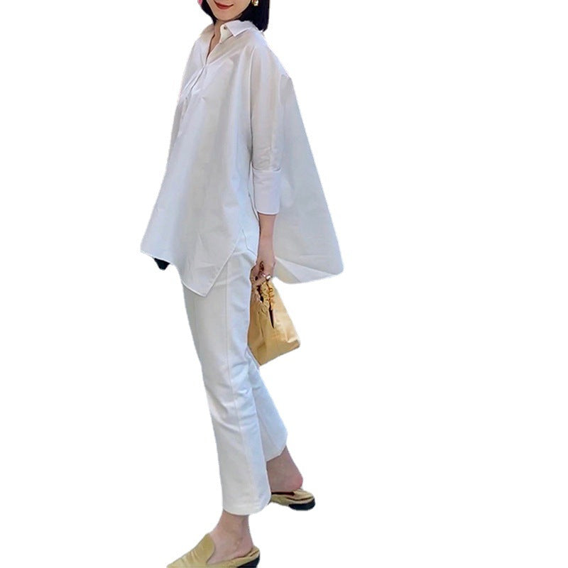 Chemise tunique à boutons pour femmes coupe décontractée Chic und Stil