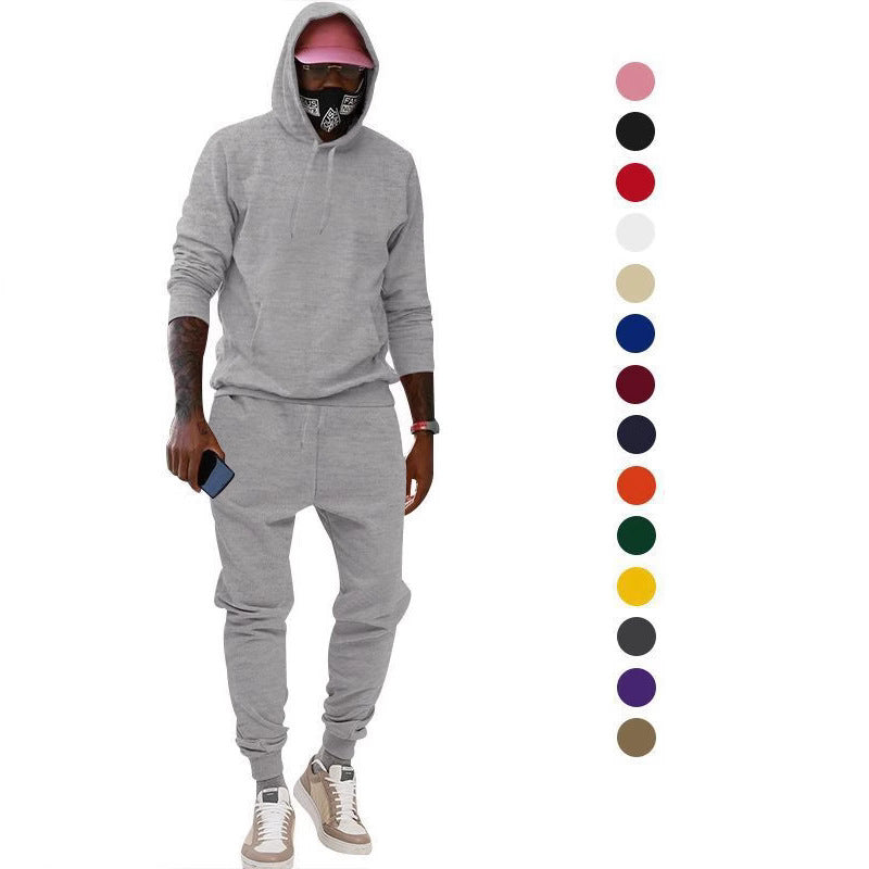 Men's casual hoodie and high-waisted jogger pants Chic and Style