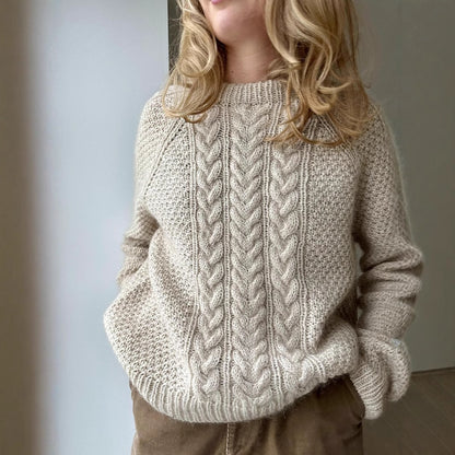 Pull en tricot pour femmes avec un design de torsades élaboré Chic und Stil