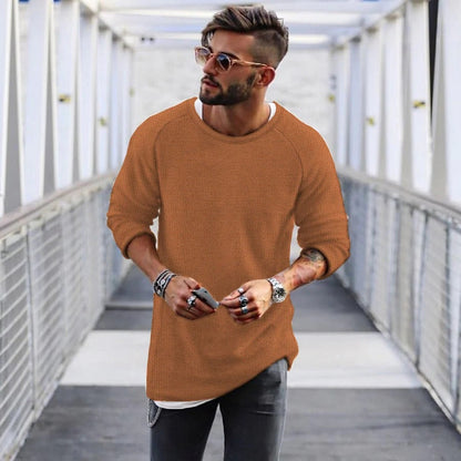 Pull décontracté pour hommes avec un motif tricot innovant Chic und Stil