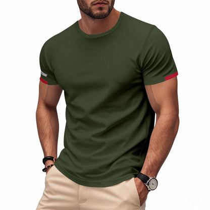 T-shirt fonctionnel sportif pour hommes en matériau mesh respirant Chic und Stil