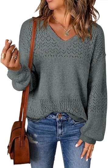 Pull en tricot aérien pour femmes Chic und Stil