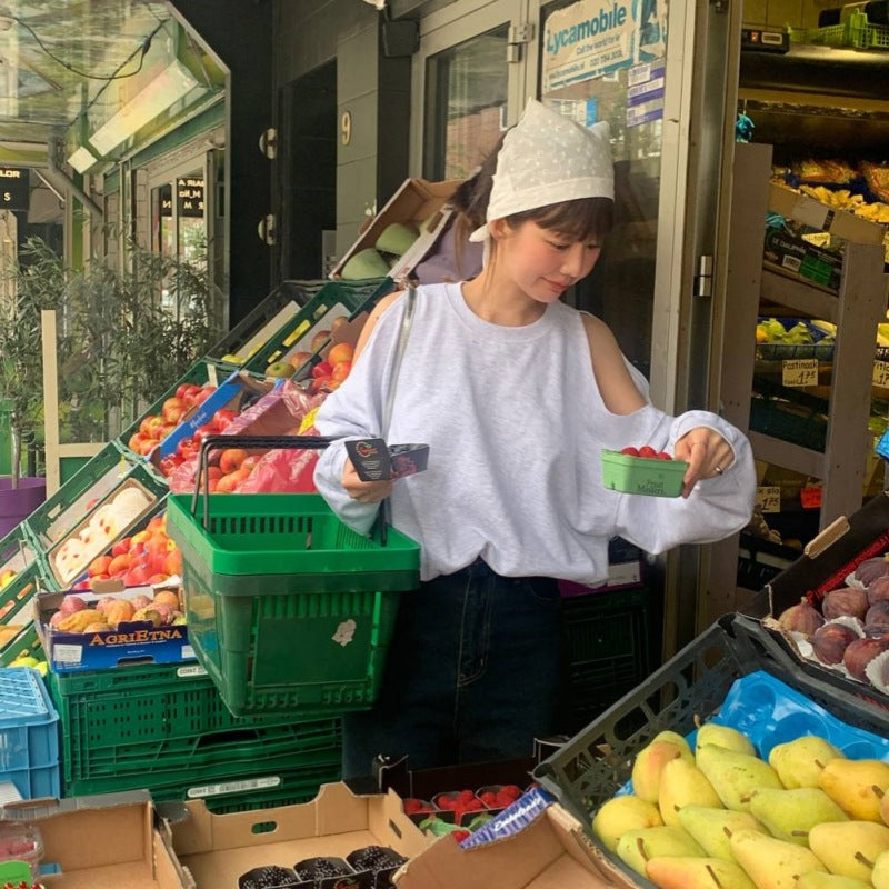 Pull décontracté à découpe pour femmes Chic & Stil