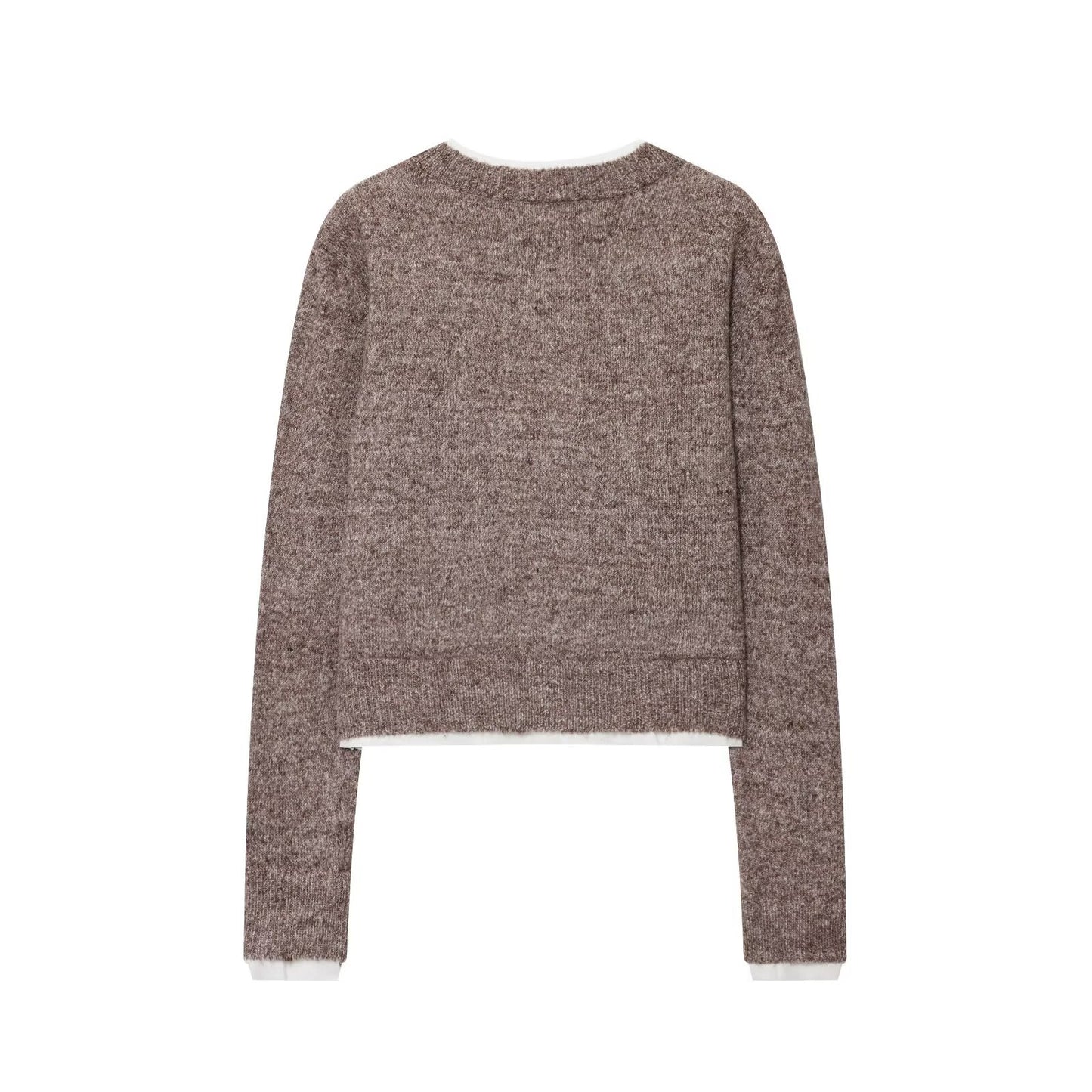 Dames Gilet court tricot avec détails de bouton Chic und Stil