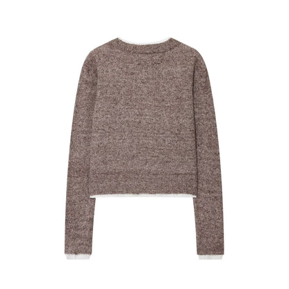 Dames Gilet court tricot avec détails de bouton Chic und Stil