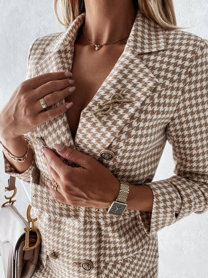 Blazer dress for women with adjustable belt Chic and Style