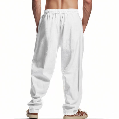 Casual cargo pants for men with practical pockets and elastic waist Chic and Style