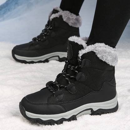 Bottes d'hiver thermo pour femmes avec doublure isolante et semelle antidérapante Chic und Stil