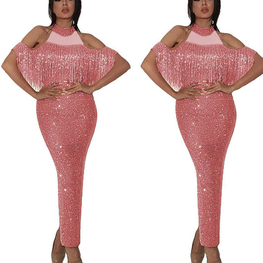 Robe de soirée glamour étincelante Chic und Stil