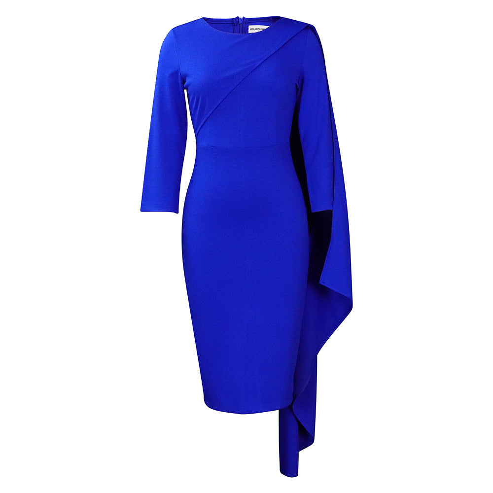 Robe midi femme avec coupe asymétrique Chic und Stil